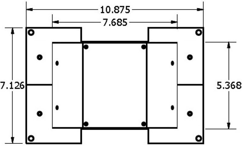 Large Floor Box Top View