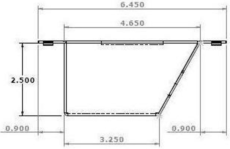 Small Floor Box Side View