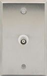 1 Port Single Gang BNC Face Plate 50 Ohm Isolated