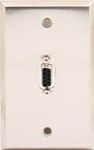 1 Port Single Gang DB9 Null Modem Face Plate