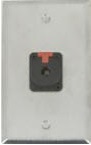 1 Port Single Gang 1/4 TRS Face Plate