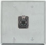 1 Port Double Gang Cat 5e Face Plate