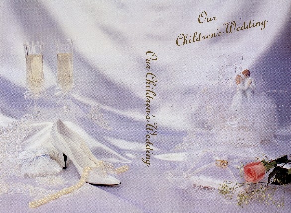 Our Children's Wedding VHS Insert 902