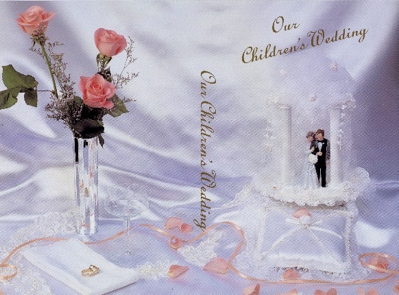 Our Children's Wedding VHS Insert 905