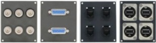 Module Plates with Connectors and Adapters