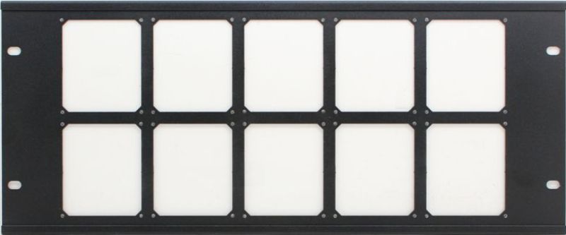 10 Port Module Plate Wall Plate