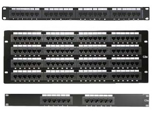 RJ45 Cat6 Patch Panels - 110 Termination