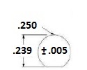 1/4D Hole Specs