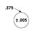 3/8 Round Hole Specs