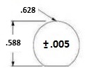 5/8D Hole Specs