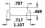 DB9 Hole Specs