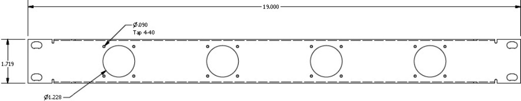4 Port G Series Patch Panel Specs