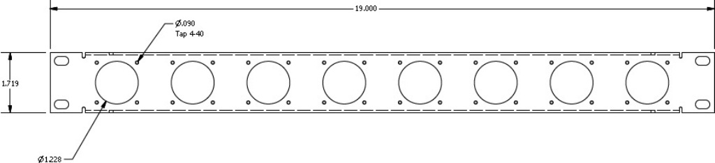 8 Port G Series Patch Panel Specs