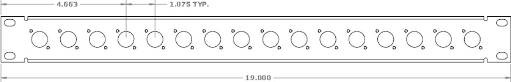 16 Port Neutrik Din Patch Panel Specs