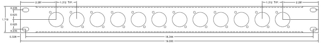 12 Port D Series Patch Panel Specs