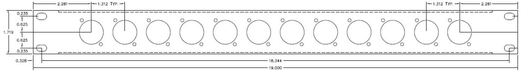 12 Port D Series Patch Panel Specs