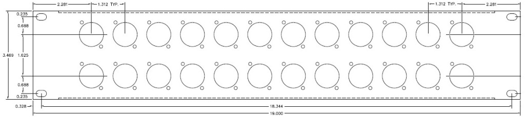 24 Port D Series Patch Panel Specs