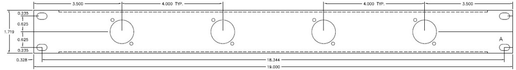 4 Port D Series Patch Panel Specs