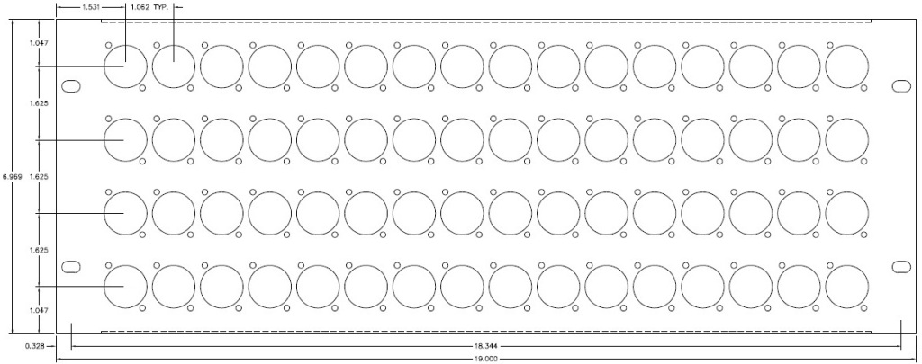 64 Port D Series Patch Panel Specs