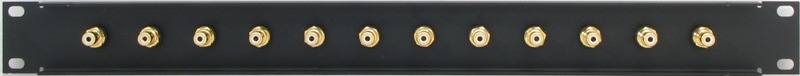 PPD12-RCABGIS - RCA Patch Panel Rear View