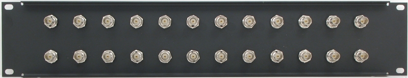 PPD24-BCJJRK – 12G-SDI BNC Patch Panel Rear View