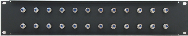 PPD24-FB2IS - F Patch Panel Rear View