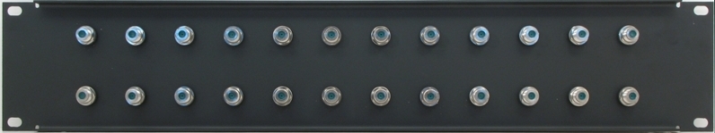 PPD24-FB3IS - F Patch Panel Rear View