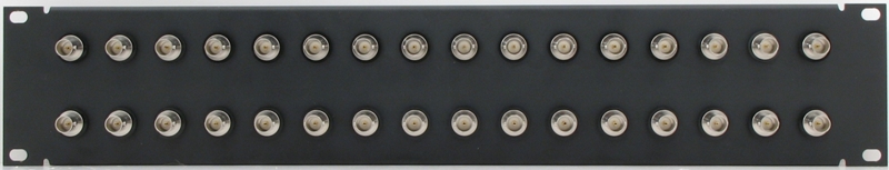 PPD32-BCJJRK – 12G-SDI BNC Patch Panel Front View