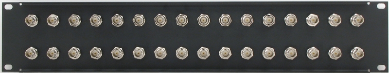 PPD32-BCJJRK – 12G-SDI BNC Patch Panel Rear View