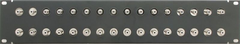 PPD32-RCABN - RCA Patch Panel Front View