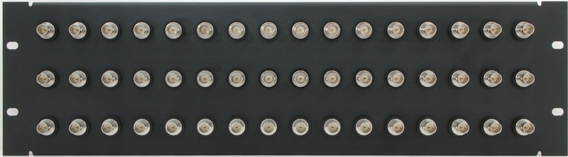 PPD48-BCJJRK – 12G-SDI BNC Patch Panel Front View