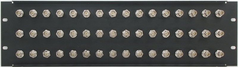 PPD48-BCJJRK – 12G-SDI BNC Patch Panel Rear View