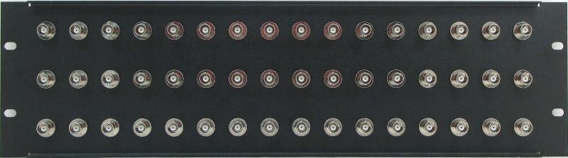 PPD48-RCABNC50 - RCA to BNC Patch Panel Rear View