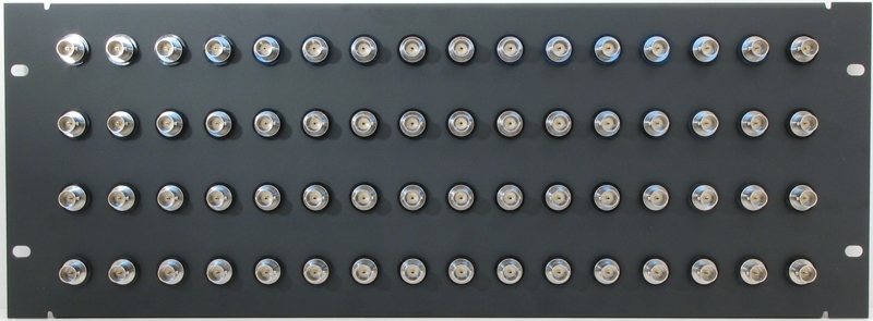 PPD64-BCJJRK – 12G-SDI BNC Patch Panel Front View