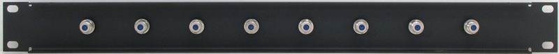 PPD8-FB2IS - F Patch Panel Rear View
