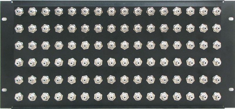 PPD96-RCABN - RCA Patch Panel Rear View