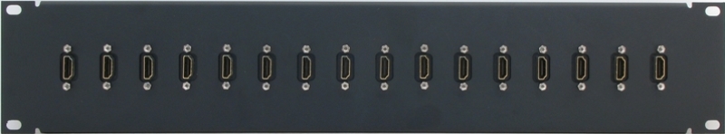 PPG16-HDMI - HDMI Patch Panel Front View