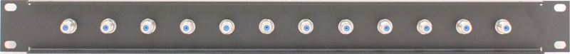 PPR12-FB2 - F Patch Panel Rear View