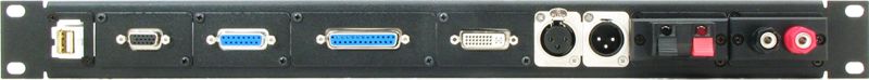 Custom Patch Panel Adapter Plate Front View