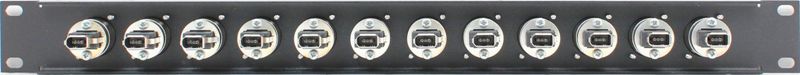 PPX12-NA13946 - Firewire Patch Panel Rear View