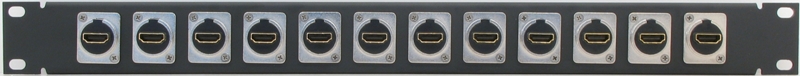 PPX12-NAHDMI - HDMI Patch Panel Front View