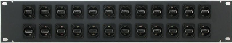 PPX24-NAHDMIB - HDMI Patch Panel Front View