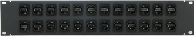 PPX24-NAHDMIB - HDMI Patch Panel Front View