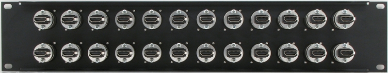 PPX24-NAHDMI - HDMI Patch Panel Rear View