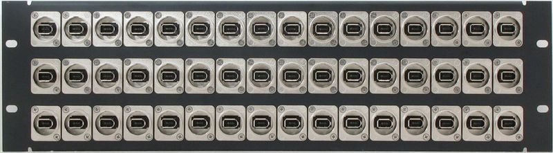 PPX48-NA13946 - Firewire Patch Panel Front View