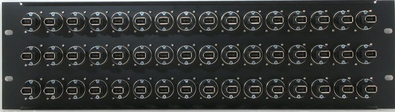 PPX48-NA13946 - Firewire Patch Panel Rear View