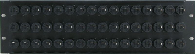 PPX48-NL2MP – 2 Pole Speakon Patch Panel Rear View