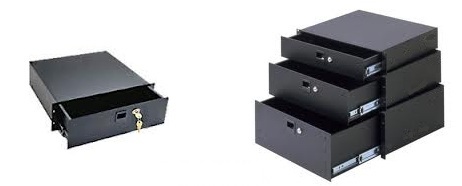 2RU to 6RU Locking Rack Drawers