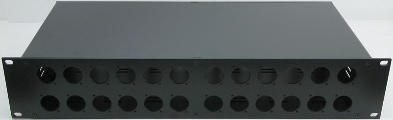 2RU 24Port Enclosure Front