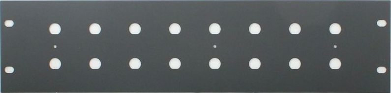 16 Port Wall Plate